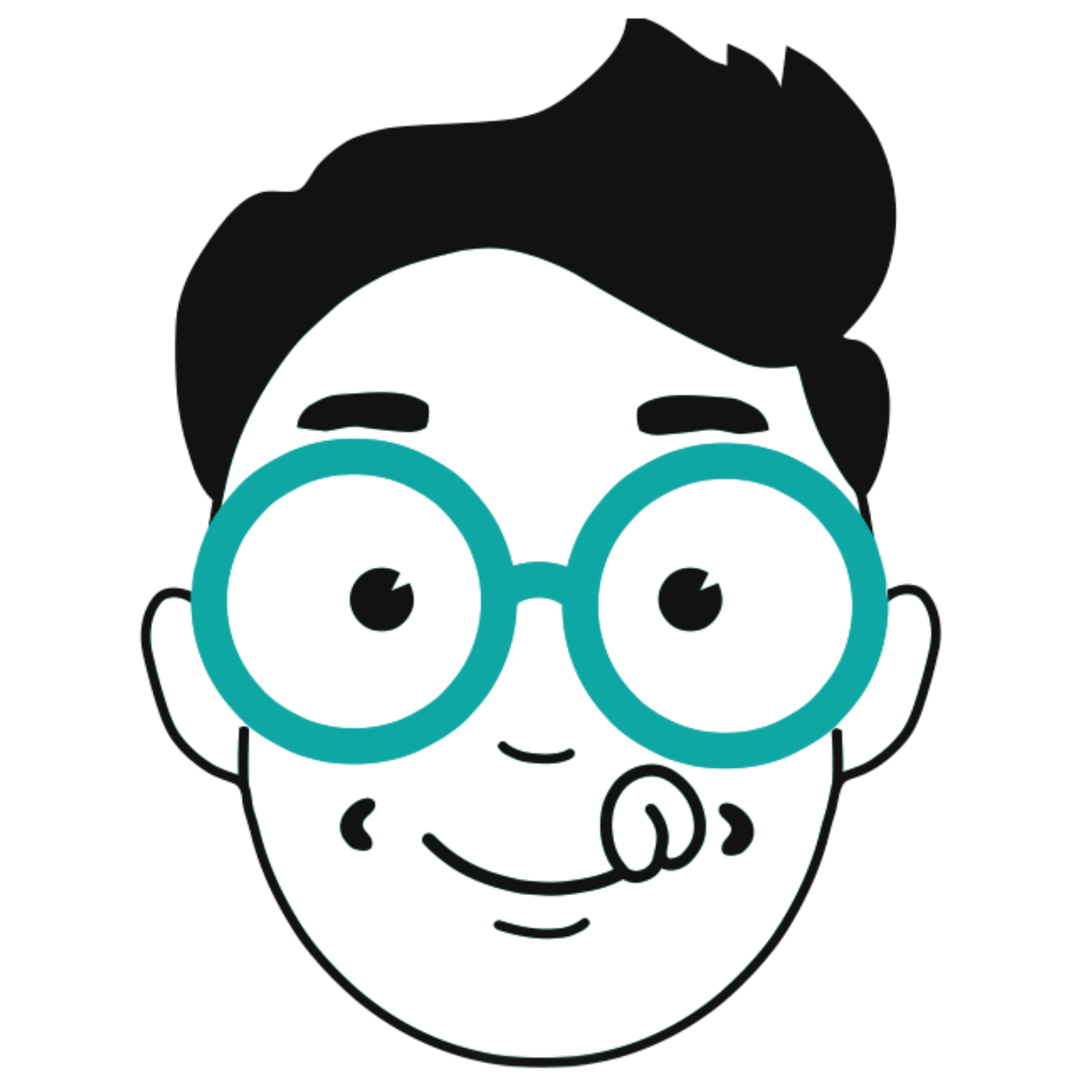 Fossette Café logo featuring elegant typography and coffee bean design